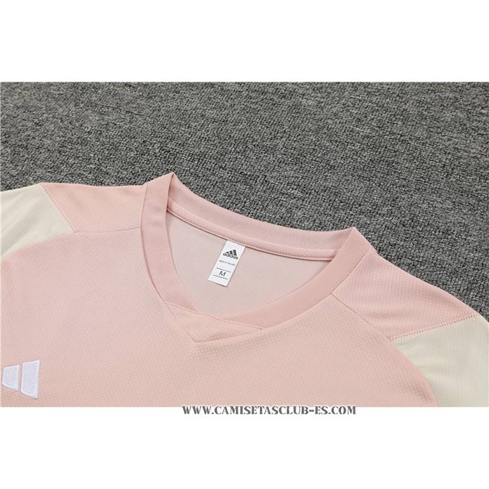 Chandal del Lyon 23-24 Manga Corta Rosa - Pantalon Corto